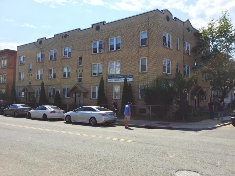 Brick apartment building on Capital Avenue, Connecticut
